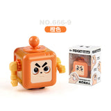 Cross-border children's fingertip decompression robot decompression anti-anxiety decompression cube new exotic infinite cube toy