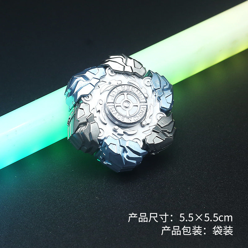 Cross-border mechanical fingertip gyro decompression rotating vent small toy finger gyro boys birthday gift batch