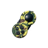 Stress-Relief Puzzle Handle with Non-Slip Silicone Ergonomic Design for Gaming and Office Use, Finger Stress-Relief Toy