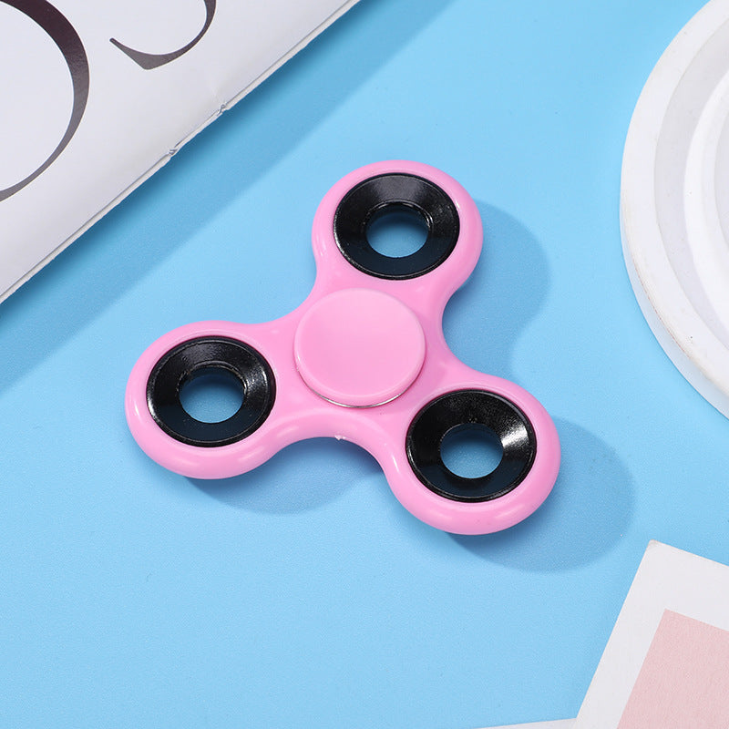 Rotating Fidget Spinner Abs Plastic Three-Finger Stress Relief Toy Hand Spinner Finger Stall Edc Toy