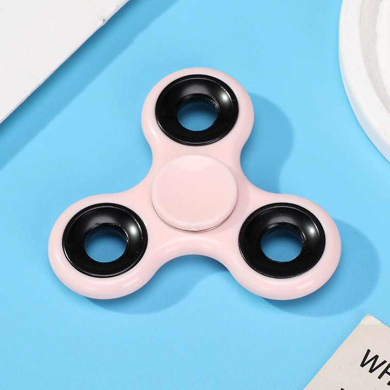Rotating Fidget Spinner Abs Plastic Three-Finger Stress Relief Toy Hand Spinner Finger Stall Edc Toy