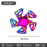 New Alloy Fingertip Spinner Stress-Relief Toy Hand Spinner Finger Spinner Street Stall Toy