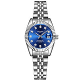 Fashion Couple Steel Band Watch Explosive Waterproof High-end Gold Watch Brand Men's Women's Student Calendar Room Gold Watch