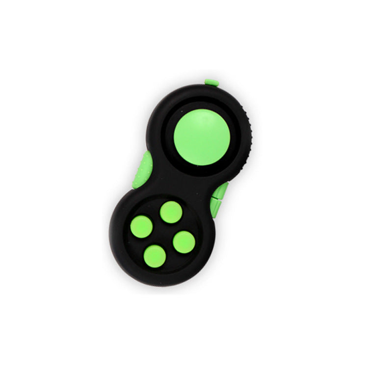 Stress-Relief Puzzle Handle with Non-Slip Silicone Ergonomic Design for Gaming and Office Use, Finger Stress-Relief Toy