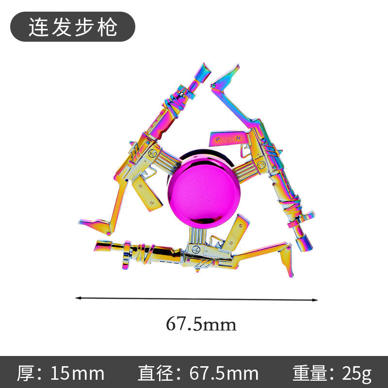 New Alloy Fingertip Spinner Stress-Relief Toy Hand Spinner Finger Spinner Street Stall Toy