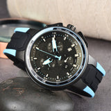 New AliExpress WIS foreign trade men's 6-hand silicone strap quartz watch TT chronograph from the source manufacturer