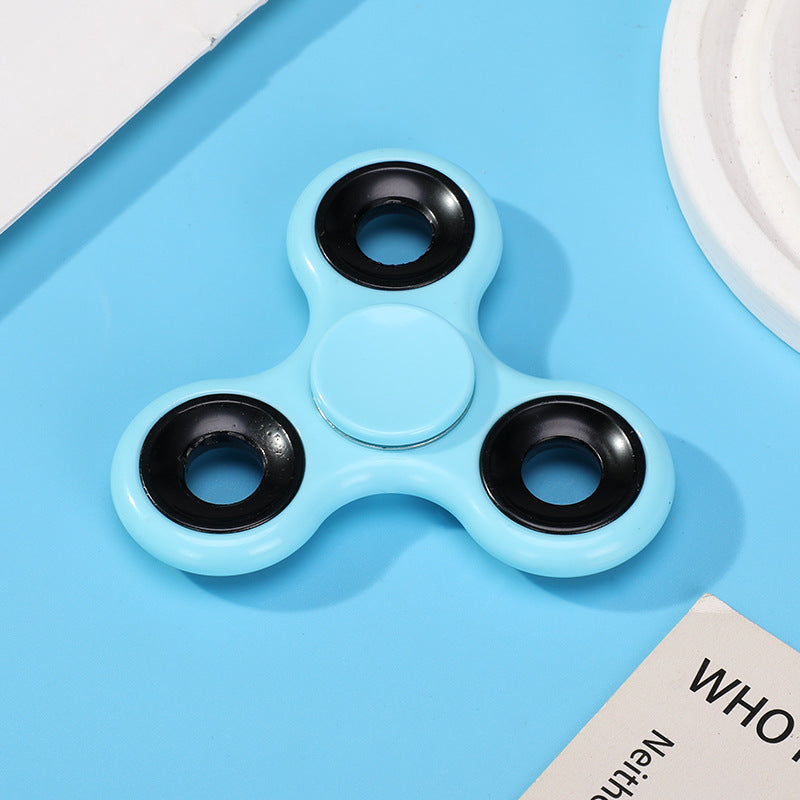 Rotating Fidget Spinner Abs Plastic Three-Finger Stress Relief Toy Hand Spinner Finger Stall Edc Toy