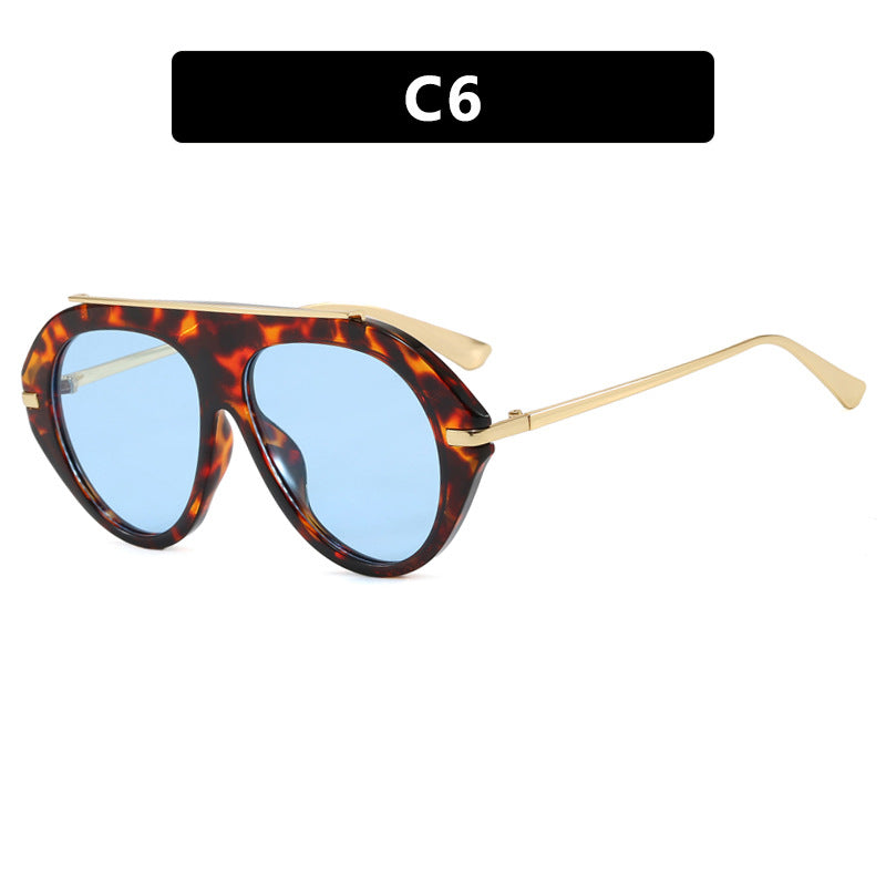 Toad-Shaped Sunglasses Pilot Style 2026 New Model Retro Sunglasses with Unique Shape for Driving