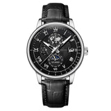 Foreign Trade New Products, Fashionable Hot-Selling Models, Calendar Three-Eye Starry Sky Moon Fashion Men's Watches, Men's Watch Belts Wholesale