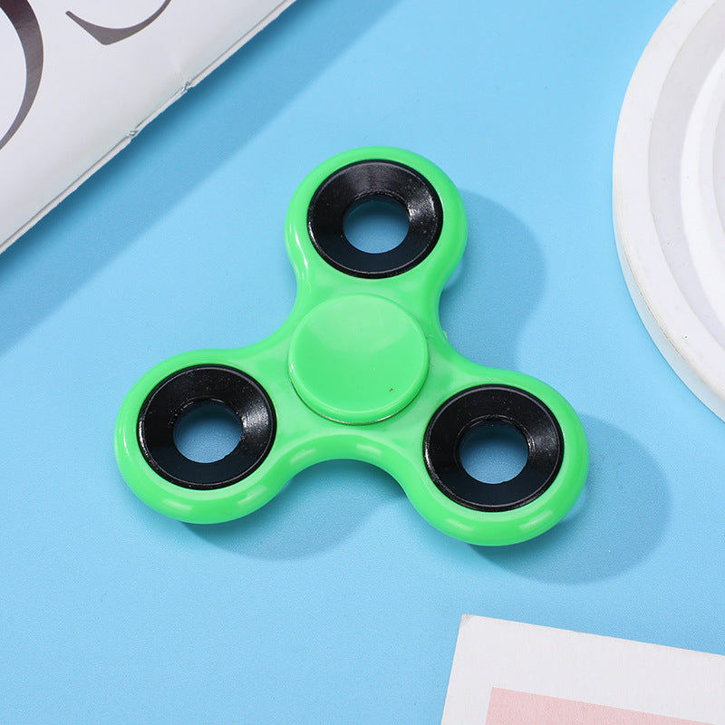Rotating Fidget Spinner Abs Plastic Three-Finger Stress Relief Toy Hand Spinner Finger Stall Edc Toy