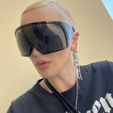 [Alcyoneus] Futuristic Oversized Sunglasses