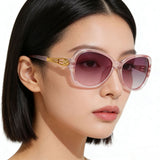 2026 New Women's Sunglasses, Men's Driver's Driving Sunglasses, Anti-Uv Toad Glasses, Fashionable Large Frame Wholesale