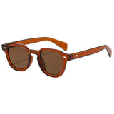 2026 New European and American Style Sunglasses for Men, Uv Protection, Fashionable Retro Rivet Design, Driving Casual Sunglasses for Women