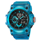 Stryve Men's Fashion Elements Waterproof Sports Watch Dual Display Luminous Electronic Multifunctional Student Watch S8029