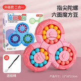A generation of magic beans Rubik's cube boy gyro finger rotating ball decompression artifact children's educational toys