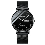 TikTok Watch Men's Waterproof Double Calendar Trend Starry Sky Non-mechanical Watch Quartz Watch Luminous New Wholesale Cross-Border