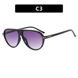 Minimalist Toad-Shaped T-Frame Sunglasses for Women 2026 New Fashion Sunglasses Trendy Ins Influencer Street Style