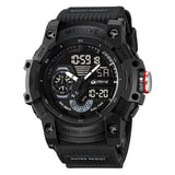 Stryve Men's Fashion Elements Waterproof Sports Watch Dual Display Luminous Electronic Multifunctional Student Watch S8029
