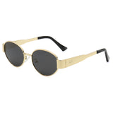 2026 New Style Oval Polarized Sunglasses for Women, High-End Retro Fashion Street Style Anti-Uv Sunglasses