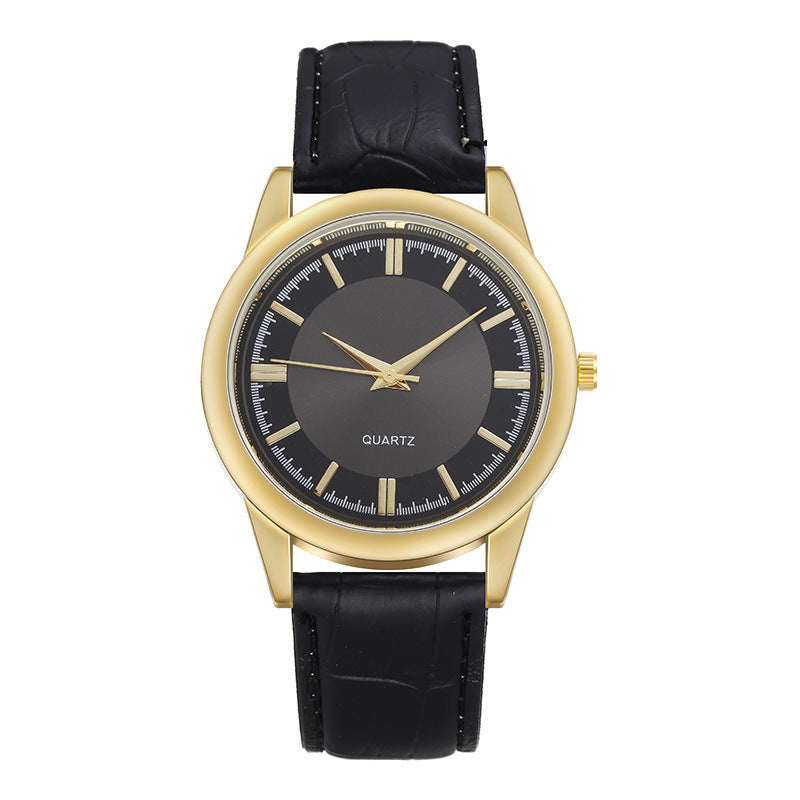 Wholesale Men's Watches Leather Strap Quartz Watch Men's Watch Casual Business Men's Watch Large Dial