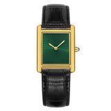 Foreign Trade New Product Men's Casual Watch Classic Simple Square Two-Pin Quartz Watch Belt Waterproof Men's Watch Wholesale