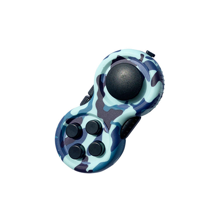 Stress-Relief Puzzle Handle with Non-Slip Silicone Ergonomic Design for Gaming and Office Use, Finger Stress-Relief Toy