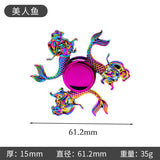 New Alloy Fingertip Spinner Stress-Relief Toy Hand Spinner Finger Spinner Street Stall Toy