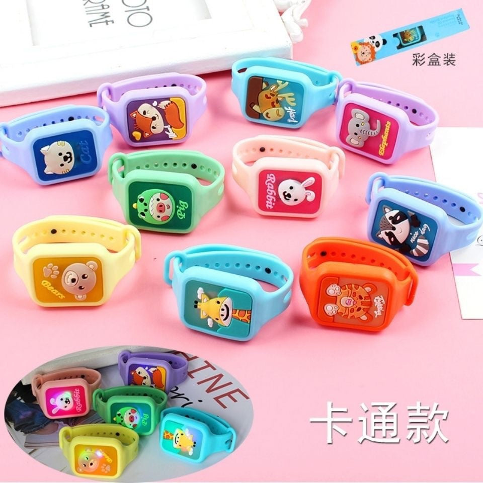 Rotating Gyro Bracelet, Slap Ring, Light-Up Wristband for Children and Adults, Anti-Mosquito Bite Gadget