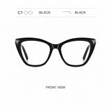 Women’s Cat-Eye Blue Light Glasses – Stylish Gradient Frame Anti-Blue Light Fashion Eyewear