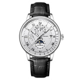Foreign Trade New Products, Fashionable Hot-Selling Models, Calendar Three-Eye Starry Sky Moon Fashion Men's Watches, Men's Watch Belts Wholesale