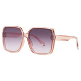 Cross-Border Hot-Selling In-Stock Items, One-Piece Dropshipping Uv400 Sunglasses, Large Square Frame, European and American Internet Celebrity Trend, Street Style, Instagram Fashion