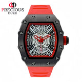 PRECIOUS DUKE Men's Automatic Mechanical Barrel Watch – Titanium Case, Business Style