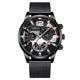 Men's Calendar Quartz Watch – Fashion Business Mesh Strap