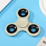 Rotating Fidget Spinner Abs Plastic Three-Finger Stress Relief Toy Hand Spinner Finger Stall Edc Toy