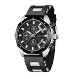 2024 Premium Classic Men's Chronograph Watch – Luminous, Waterproof, Casual