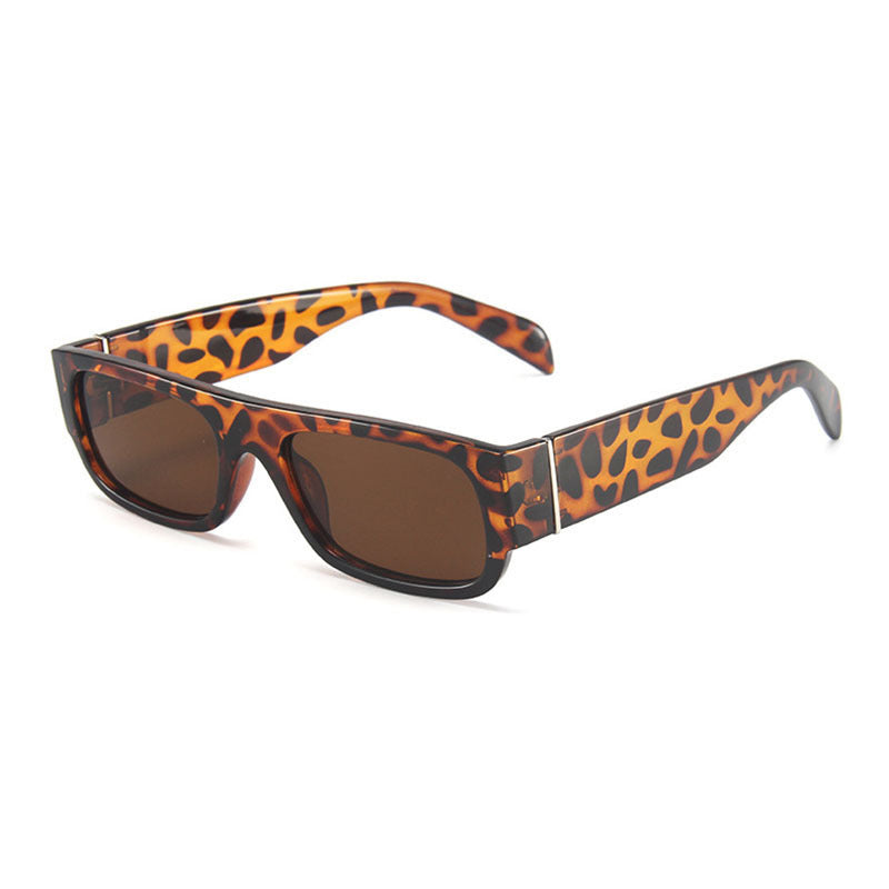 New European and American Cross-border Hip-hop Sunglasses Retro Small Frame Internet Celebrity Glasses Ins Candy Color Personalized Wear Sunglasses