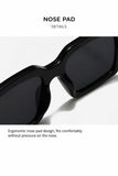 Square Frame Sunglasses – Trendy Oversized European Style UV Protection Fashion Glasses