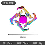 New Alloy Fingertip Spinner Stress-Relief Toy Hand Spinner Finger Spinner Street Stall Toy