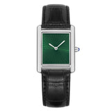 Foreign Trade New Product Men's Casual Watch Classic Simple Square Two-Pin Quartz Watch Belt Waterproof Men's Watch Wholesale