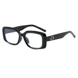 Fashion New Square Small Frame Children's Glasses Frame Personality Street Style Xiaohongshu Influencer Same Style Anti-Blue Light Non-Prescription Glasses