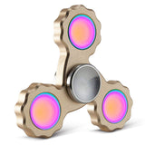 New fingertip gyro leaker metal aluminum alloy finger gyro stainless steel counterweight rotating adult decompression