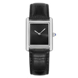 Foreign Trade New Product Men's Casual Watch Classic Simple Square Two-Pin Quartz Watch Belt Waterproof Men's Watch Wholesale