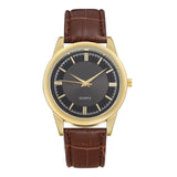 Wholesale Men's Watches Leather Strap Quartz Watch Men's Watch Casual Business Men's Watch Large Dial