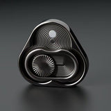 Triangular Rotating Card Pusher Edc Three-Ring Snap Coin Snap Card Hand-Push Sound Coin Stress-Relief Handheld Toy Ppb