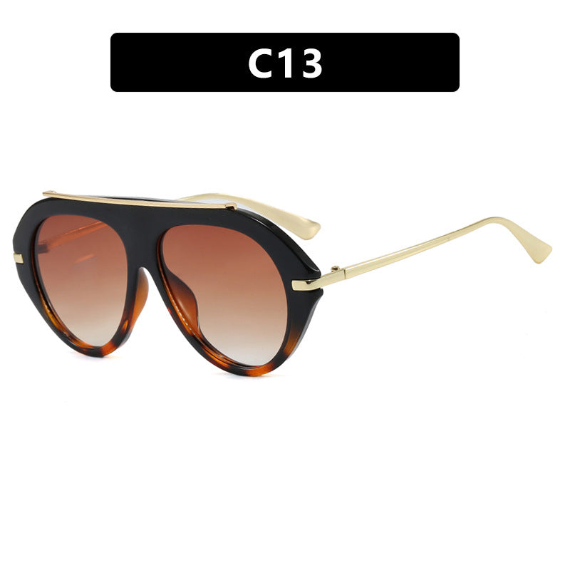 Toad-Shaped Sunglasses Pilot Style 2026 New Model Retro Sunglasses with Unique Shape for Driving