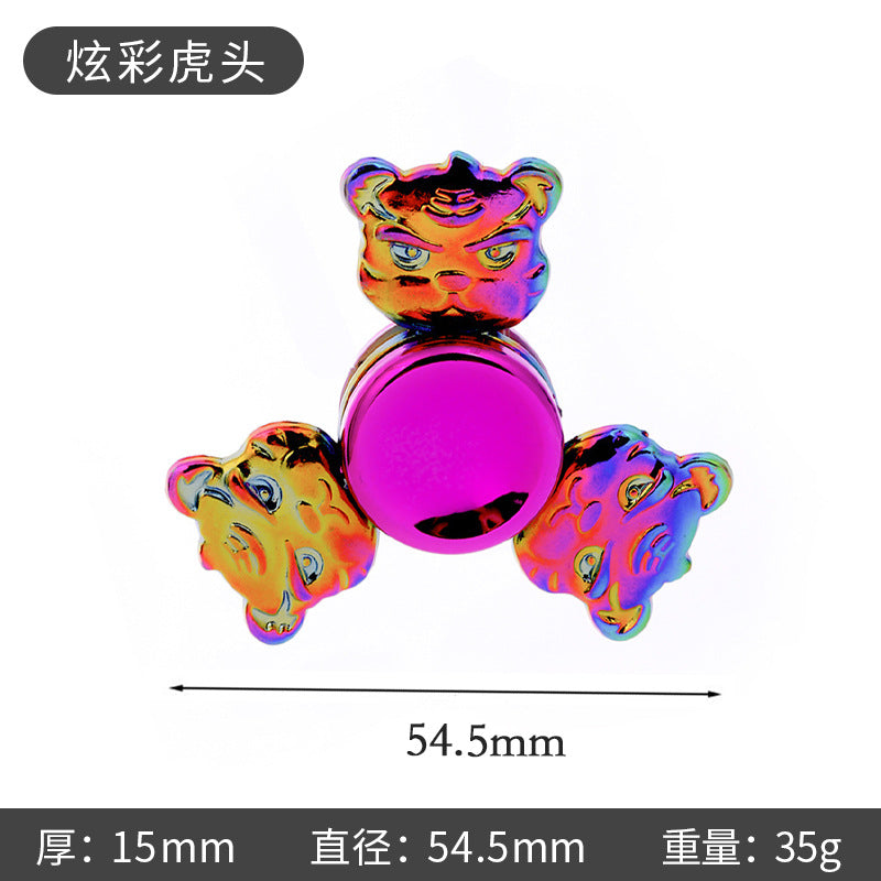 New Alloy Fingertip Spinner Stress-Relief Toy Hand Spinner Finger Spinner Street Stall Toy