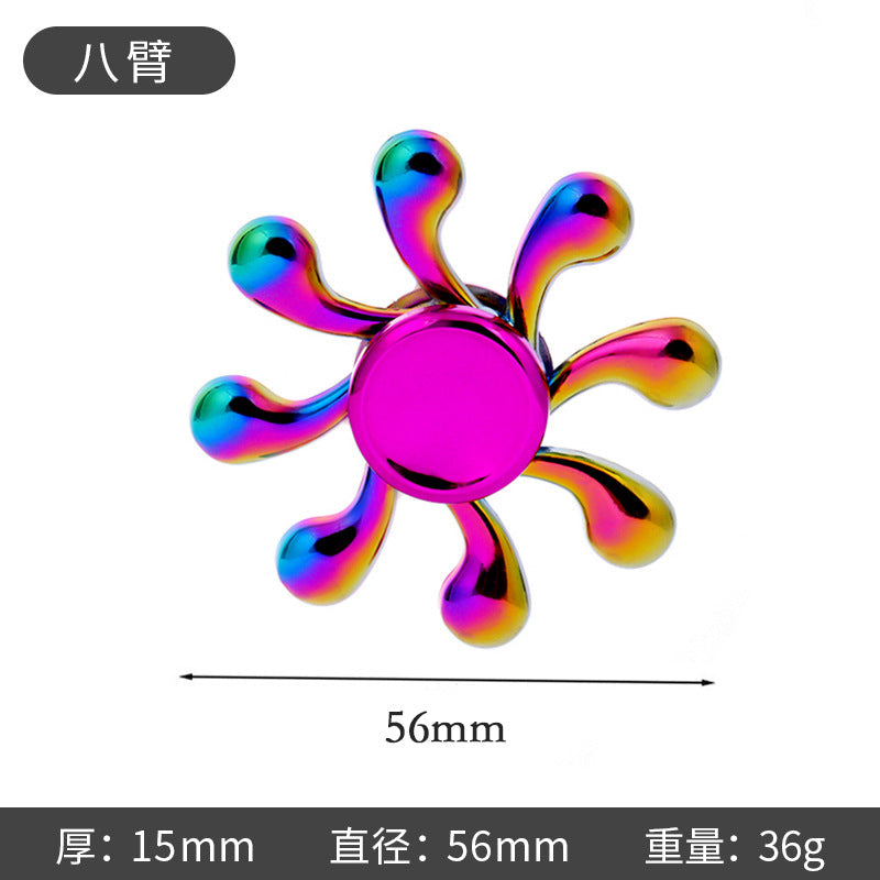 New Alloy Fingertip Spinner Stress-Relief Toy Hand Spinner Finger Spinner Street Stall Toy