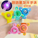 Rotating Gyro Bracelet, Slap Ring, Light-Up Wristband for Children and Adults, Anti-Mosquito Bite Gadget