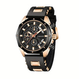 2024 Premium Classic Men's Chronograph Watch – Luminous, Waterproof, Casual