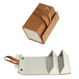 Multi-grid glasses box myopia sunglasses storage box sunglasses box manual folding multi-link glasses box wholesale